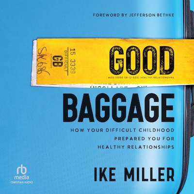 Good Baggage – omslag til lydbogen af Ike Miller