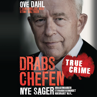 Drabschefen - Nye sager – omslag til lydbogen af Stine Bolther, Ove Dahl
