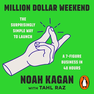 Million Dollar Weekend – omslag til lydbogen af Noah Kagan