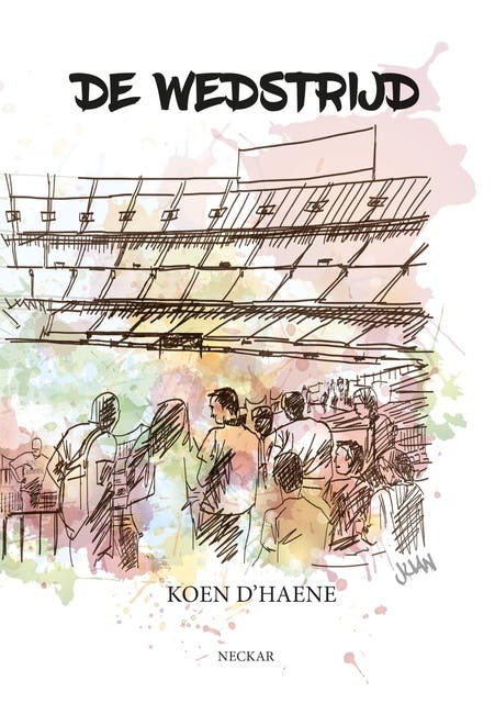 De wedstrijd – omslag van het luisterboek van Koen D'haene