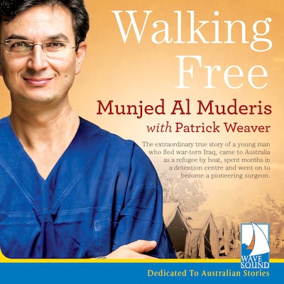 Walking Free – omslag til lydbogen af Munjed Al Muderis