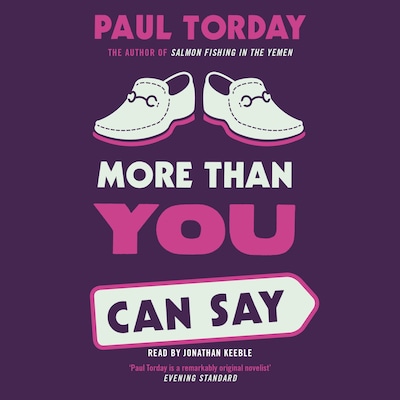 More Than You Can Say – omslag til lydbogen af Paul Torday