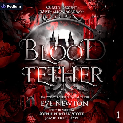 Blood Tether – omslag til lydbogen af Eve Newton