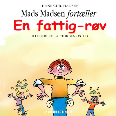 En fattig-røv – omslag til lydbogen af Hans Christian Hansen