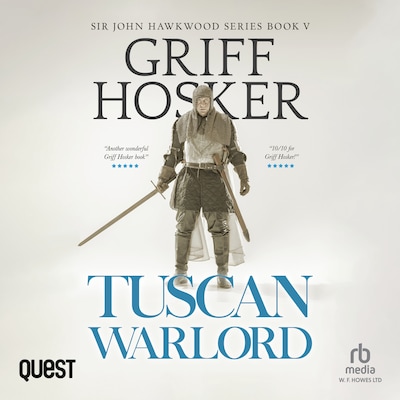 Tuscan Warlord – omslag til lydbogen af Griff Hosker