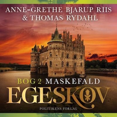 Maskefald – omslag til lydbogen af Thomas Rydahl, Anne-Grethe Bjarup Riis