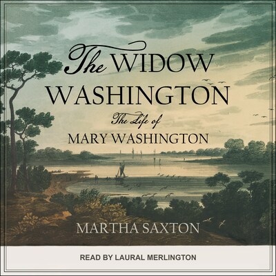 The Widow Washington – omslag til lydbogen af Martha Saxton