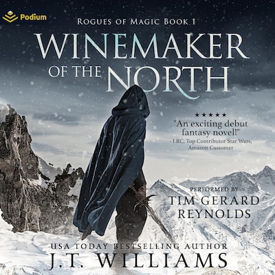 Winemaker of the North – omslag til lydbogen af J.T. Williams