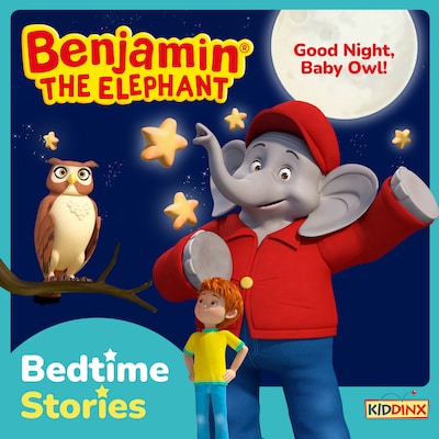 Benjamin the Elephant, Bedtime Stories for Kids, Good Night, Baby Owl! – omslag til lydbogen af Vincent Andreas