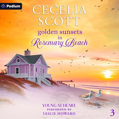 Golden Sunsets in Rosemary Beach – omslag til lydbogen af Cecelia Scott
