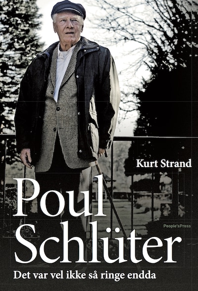 Poul Schlüter – omslag til lydbogen af Kurt Strand