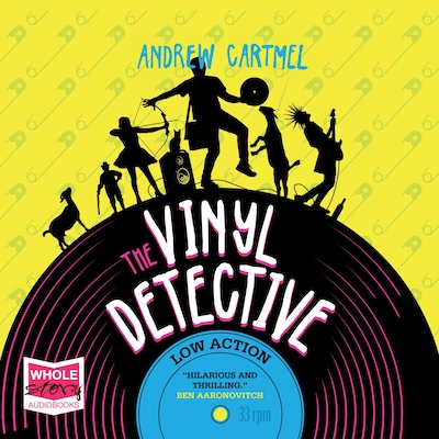 Low Action – omslag til lydbogen af Andrew Cartmel
