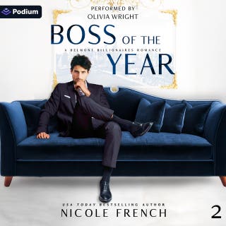 Boss of the Year: Belmont Billionaires, Book 2 – omslag till ljudboken av Nicole French