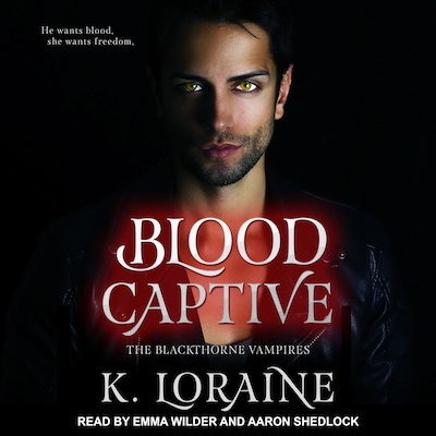 Blood Captive – omslag til lydbogen af K. Loraine
