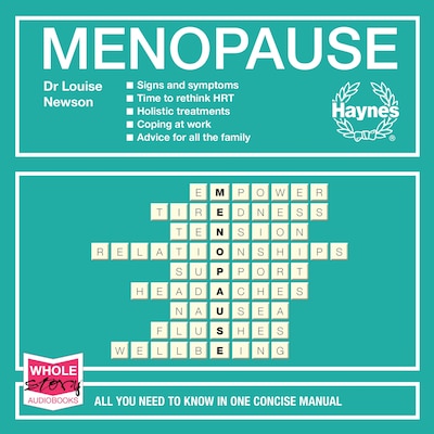 Menopause – omslag til lydbogen af Louise Newson
