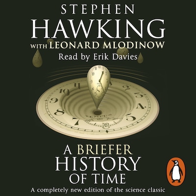 A Briefer History of Time – omslag til lydbogen af Stephen Hawking, Leonard Mlodinow