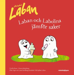 Laban och Labolina jämför saker – omslag till ljudboken av Cecilia Bross,Inger Sandberg
