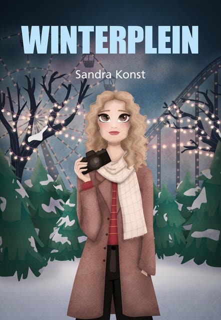 Winterplein – omslag van het luisterboek van Sandra Konst