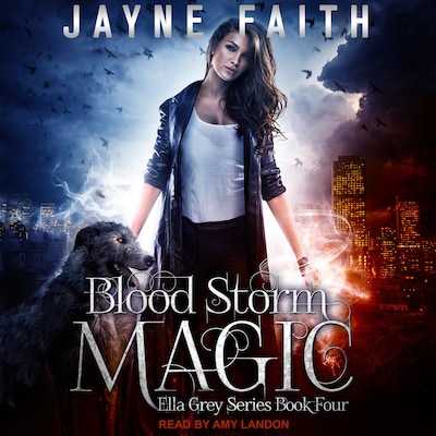 Blood Storm Magic – omslag til lydbogen af Jayne Faith