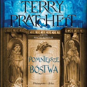 Pomniejsze bóstwa – okładka audiobooka, autor Terry Pratchett