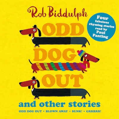 Odd Dog Out and Other Stories – omslag til lydbogen af Rob Biddulph