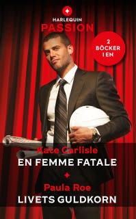 En femme fatale / Livets guldkorn – omslag till ljudboken av Kate Carlisle,Paula Roe