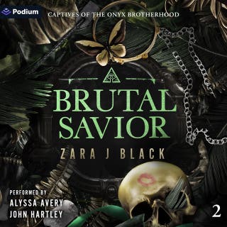 Brutal Savior: Captives of the Onyx Brotherhood, Book 2 – omslag till ljudboken av Zara J Black