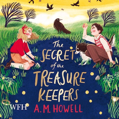The Secret of the Treasure Keepers – omslag til lydbogen af A.M. Howell