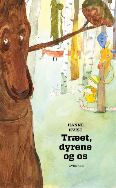 Træet, dyrene og os – omslag til lydbogen af Hanne Kvist