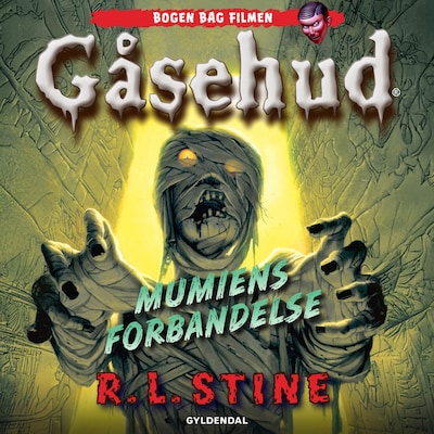 Gåsehud - Mumiens forbandelse – omslag til lydbogen af R.L. Stine