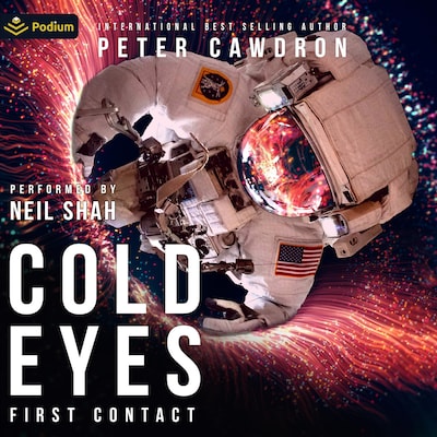 Cold Eyes – omslag til lydbogen af Peter Cawdron