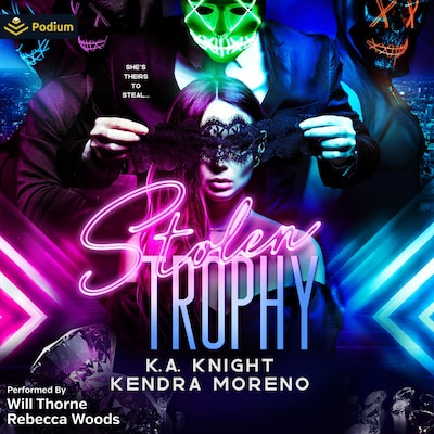 Stolen Trophy – omslag til lydbogen af K.A. Knight, Kendra Moreno