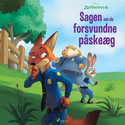 Zootropolis - Sagen om de forsvundne påskeæg – omslag til lydbogen af Disney