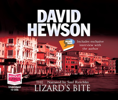 The Lizard's Bite – omslag til lydbogen af David Hewson