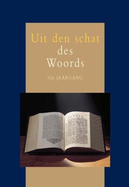 Uit den Schat des woords: 62e jaargang – omslag van het luisterboek