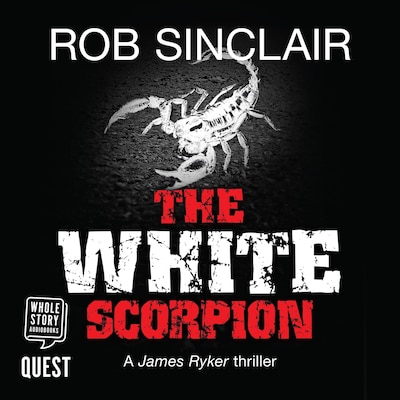 The White Scorpion – omslag til lydbogen af Rob Sinclair