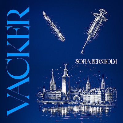 Vacker – omslag till ljudboken av Sofia Bernholm