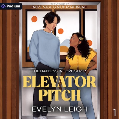 Elevator Pitch – omslag til lydbogen af Evelyn Leigh
