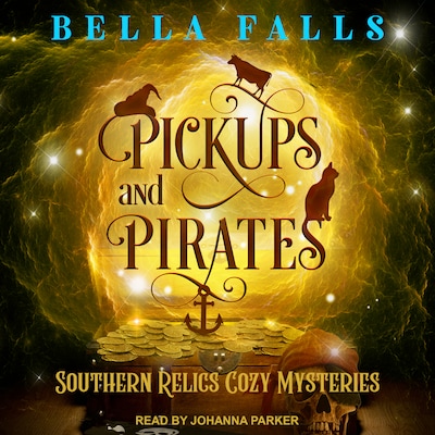 Pickups & Pirates – omslag til lydbogen af Bella Falls