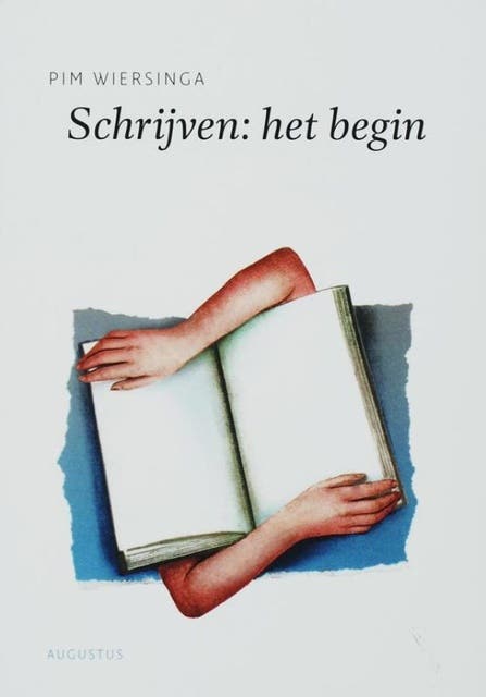 Schrijven : het begin – omslag van het luisterboek van Pim Wiersinga