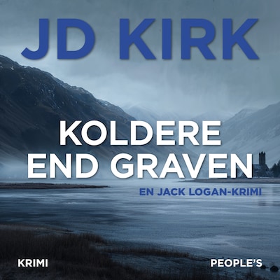 Koldere end graven – omslag til lydbogen af J.D. Kirk