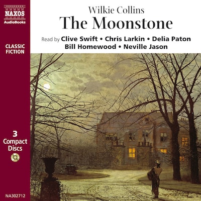 The Moonstone : Abridged – omslag til lydbogen af Wilkie Collins