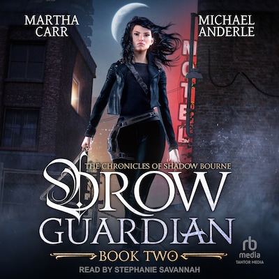 Drow Guardian – omslag til lydbogen af Martha Carr, Michael Anderle