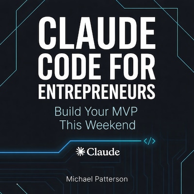 Claude Code for Entrepreneurs – omslag til lydbogen af Michael Patterson