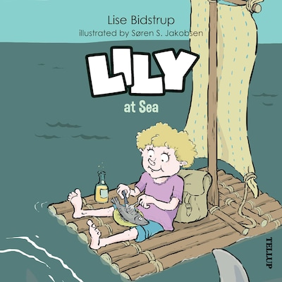 Lily #1: Lily at Sea – omslag til lydbogen af Lise Bidstrup