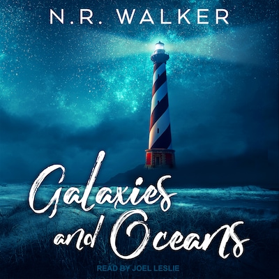 Galaxies and Oceans – omslag til lydbogen af N.R. Walker