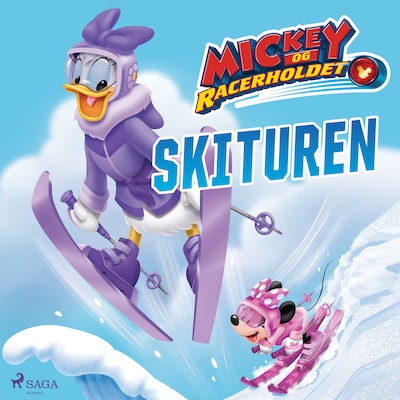 Mickey og Racerholdet - Skituren – omslag til lydbogen af Disney