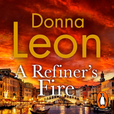 A Refiner's Fire – omslag til lydbogen af Donna Leon