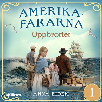 Uppbrottet – omslag till ljudboken av Anna Eidem
