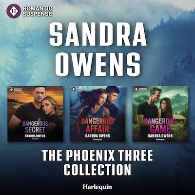 Harlequin Romantic Suspense The Phoenix Three Collection – omslag til lydbogen af Sandra Owens